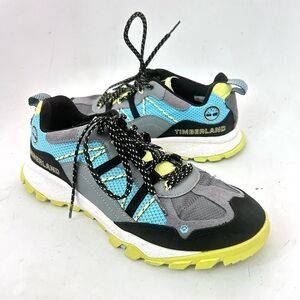 Timberland Women's Garrison Trail Low-Top Sneakers Size 9 Aqua Yellow Hiking